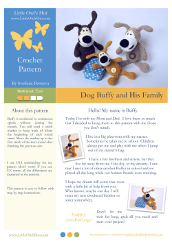 Crochet Pattern Dog Buffy and His Family