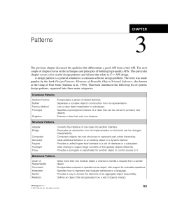 3 Patterns CHAPTER
