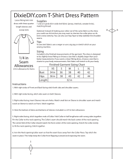 DixieDIY.com T-Shirt Dress Pattern Supplies