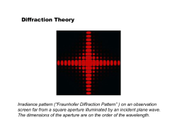 Diffraction Theory   0 Diffraction Theory