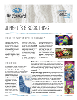 June: it’s a sock thing