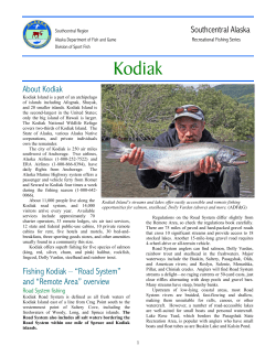 Kodiak Southcentral Alaska About Kodiak