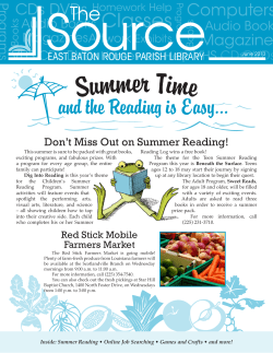 Source and the Reading is Easy… The Don’t Miss Out on Summer Reading!