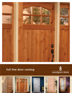 full line door catalog