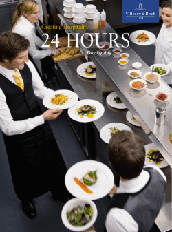 24 HOURS Creating Hospitality Day by day 1