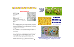 Easter Bunny pattern cont.