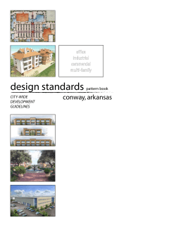 design standards conway, arkansas pattern book CITY-WIDE