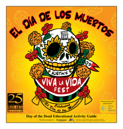 Viva la Vida Day of the Dead Educational Activity Guide Printing generously