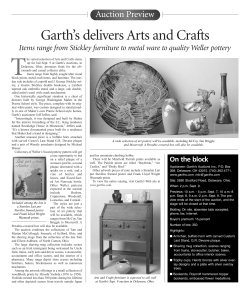 Garth’s delivers Arts and Crafts Auction Preview