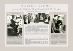 T GLAMOUR &amp; GOWNS Couture by Belinda Bellville and Bellville Sassoon