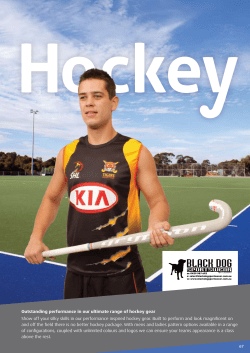 Outstanding performance in our ultimate range of hockey gear