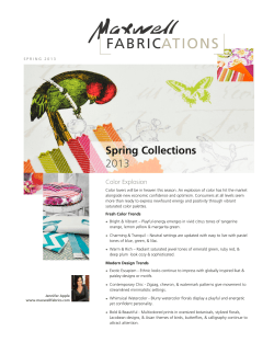 Spring Collections 2013 Color Explosion