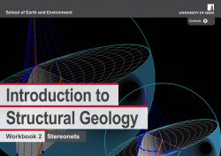 Introduction to Structural Geology Workbook 2