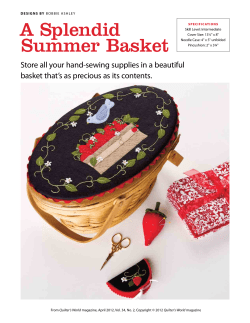 A Splendid Summer Basket