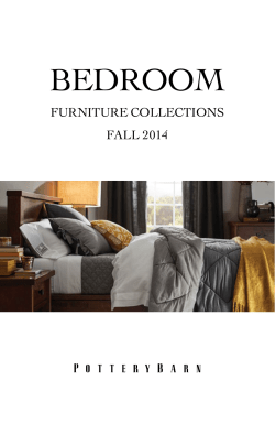 BEDROOM FURNITURE COLLECTIONS FALL 2014