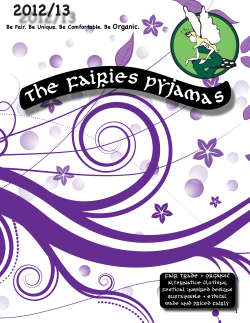 The Fairies Pyjama s 2012/13 Organic.