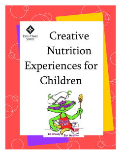 Creative Nutrition Experiences for Children