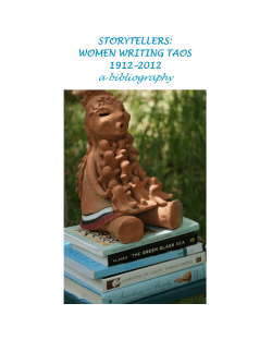 a bibliography STORYTELLERS: WOMEN WRITING TAOS