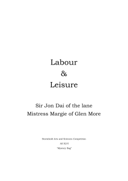 Labour &amp; Leisure