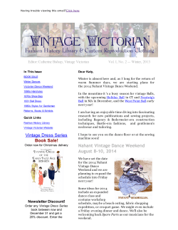 Editor: Catherine Bishop, Vintage Victorian      ...