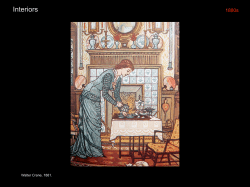 Interiors 1 1880s Walter Crane, 1881.