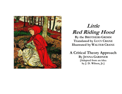 Little Red Riding Hood A Critical Theory Approach