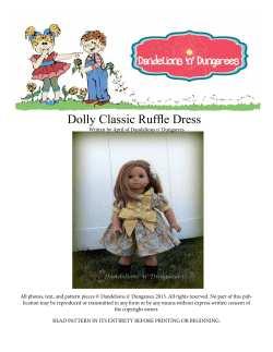 Dolly Classic Ruffle Dress