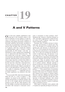 19 O A and V Patterns C H A P T E R
