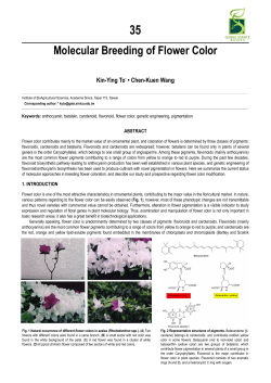 35 Molecular Breeding of Flower Color  Kin-Ying To