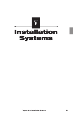 V Installation Systems 81