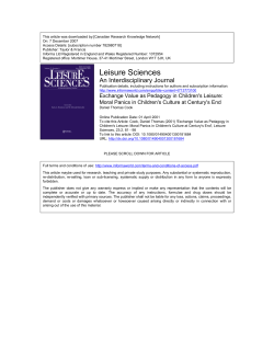 This article was downloaded by:[Canadian Research Knowledge Network]