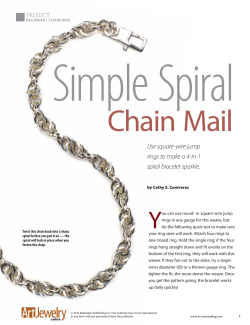 Simple Spiral  Chain Mail Y
