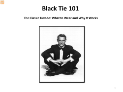 Black Tie 101