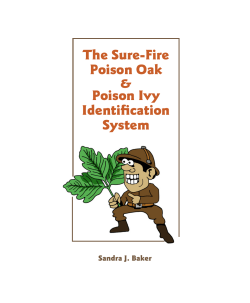 The Sure-Fire Poison Oak  Poison Ivy