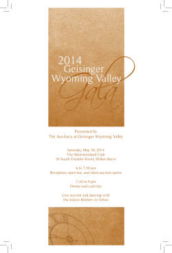 Gala 2014 Geisinger Wyoming Valley