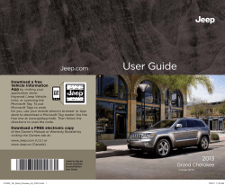 User Guide Jeep.com