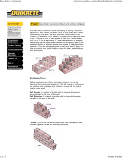 Basic  Brick  Construction