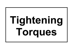 Tightening Torques