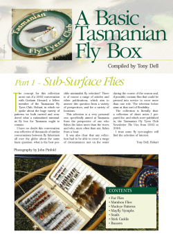 T A Basic Tasmanian Fly Box