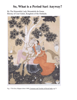 So, What is a Period Sari Anyway?