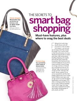 smart bag shopping F