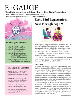 EnGAUGE Early Bird Registration: Now through Sept. 9