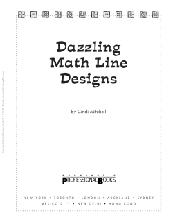 Dazzling Math Line Designs B