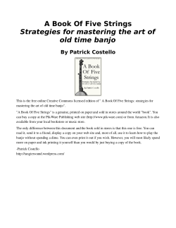 A Book Of Five Strings Strategies for mastering the art of