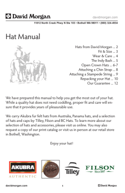 ^ Hat Manual