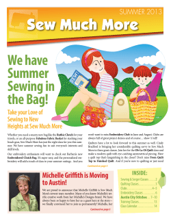 We have Summer Sewing in the Bag!