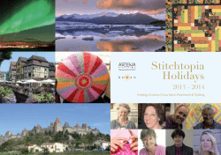 Stitchtopia Holidays 2013 - 2014 Knitting, Crochet, Cross Stitch, Patchwork &amp; Quilting