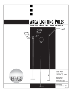 Area Lighting Poles Utility Metals P.O. Box 9054