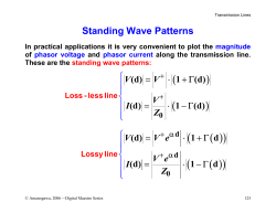 Standing Wave Patterns