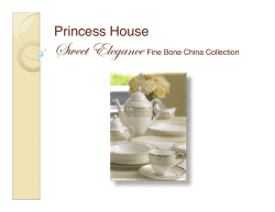 Sweet Elegance Princess House Fine Bone China Collection
